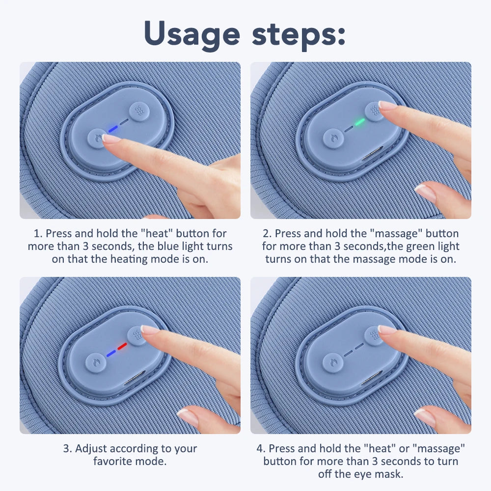 Cordless Heated Eye Therapy Mask