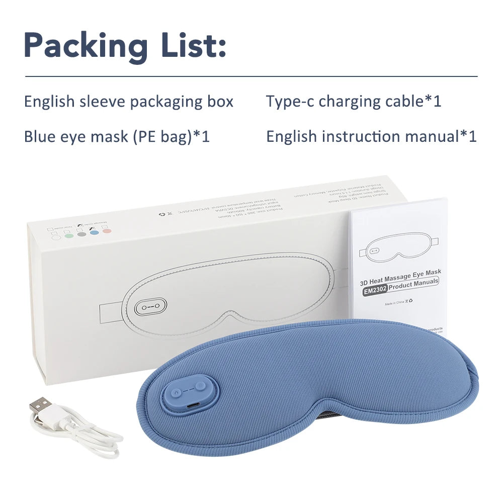 Cordless Heated Eye Therapy Mask